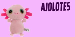 Peluches Ajolotes